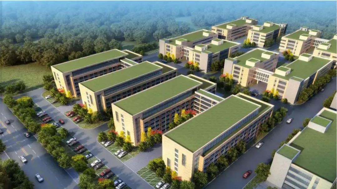 彭泽县彭湖湾工业园标准化厂房项目效果图